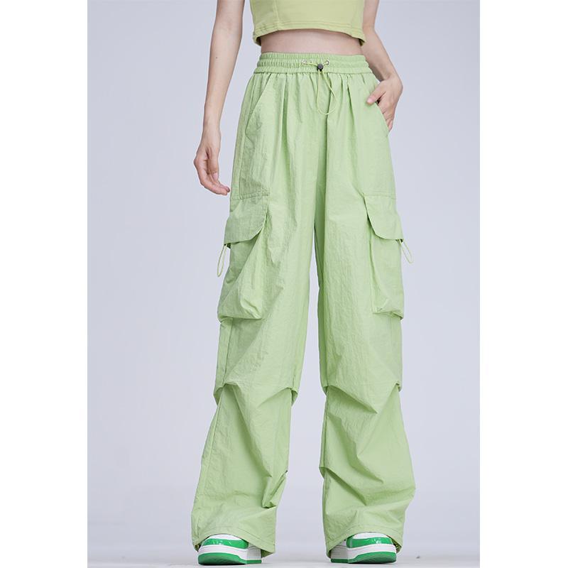 American Drawstring Loose Casual Pants