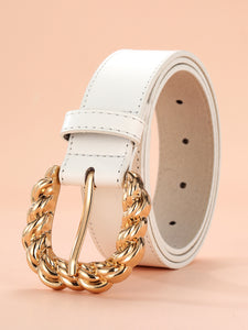 New Women's Simple All-match Dress Pants Decorative Belt