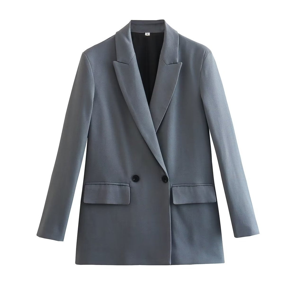 Women's Street Fashion Temperament Two Button Blazer