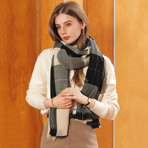 Winter Artificial Cashmere Shawl Women's Fashion Thick Warm Scarf