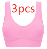 Women Yoga Tank Tops  Sports Bra Workout Fitness Running Crop Top