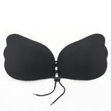 Women's Fashion Drawstring Gathering Invisible Bra Traceless Silicone Underwear