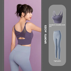 High Waist And Hip Lifting Exercise Fitness Suit For Women