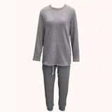 Solid Color Casual And Comfortable Thermal Quilted Homewear Suits