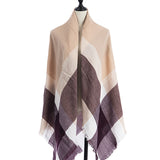 Women's Cashmere-like Plus-sized Double-sided Qicaigei Scarf Shawl