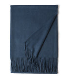 New Solid Color Wool Long Beard Warm Tassel Scarf Thick