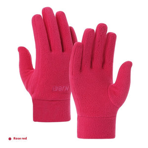 Autumn And Winter Warm Polar Fleece Gloves Riding Thick Fashion