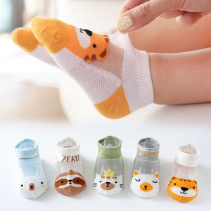 Baby Short Socks Thin Mesh Silk Room Socks