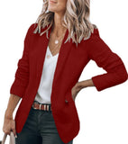 Amazon Cross-border Foreign Trade Women's New Suit Jacket Temperament Commute Slim Jacket