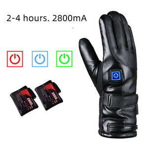 Warm gloves for outdoor cycling in winter