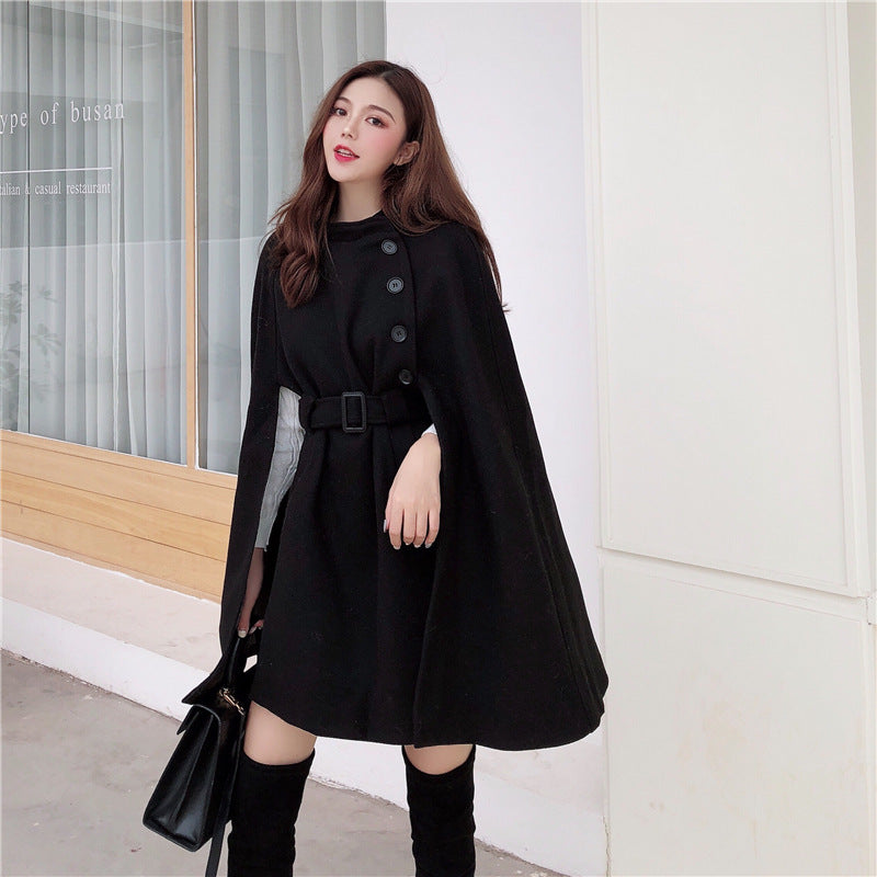 All-match Cloak Woolen Coat Autumn And Winter