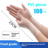 Disposable Dishwashing Gloves Female Extended Waterproof Latex