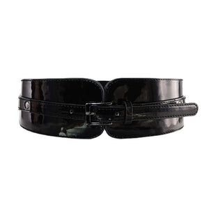 Women's Patent Leather Belt All-match Waist Seal