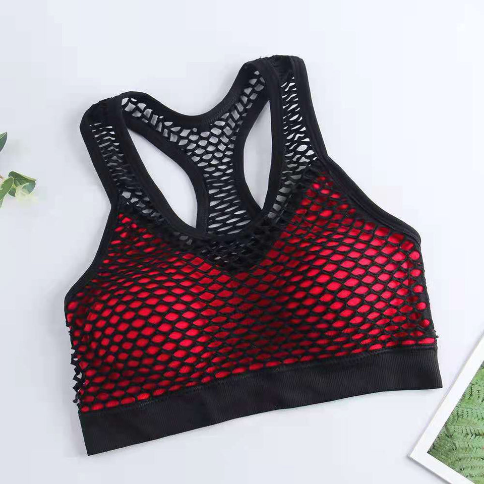 Sports Beauty Back Without Steel Ring Gathers Shockproof Running Women's Bra