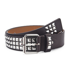 Men's And Women's Fashion Simple Square Bead Rivet Belt