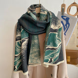 Style Double-sided Thickened Warm Scarf