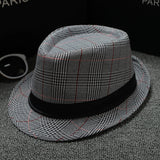 British Houndstooth European And American Sun Hats For Men