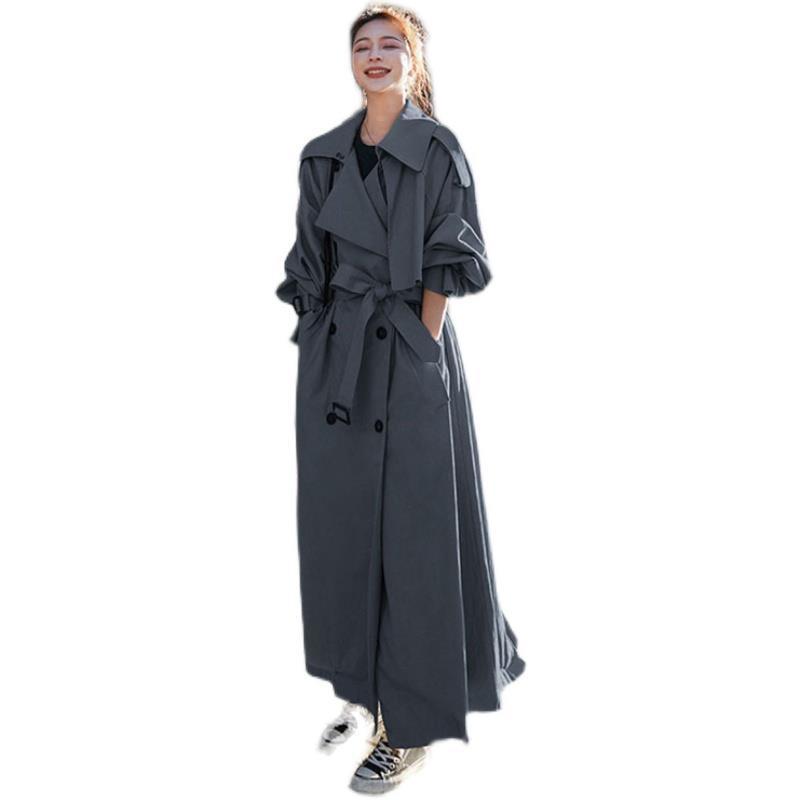 Ladies Fashion Over The Knee Loose Overcoat Jacket