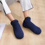 Winter Woolen Socks Women Thicken Warm Home Bedroom Socks Slippers Men Non-slip Foot Warmer Snow Socks Calcetines Mujer