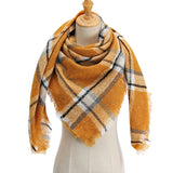 esign Women Triangles Scarf Long Scarves Shawl Autumn Winter