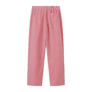 Women's Fashion Plaid Casual Pants