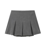 European And American Suit Pleated Skirt A- Line Sweet