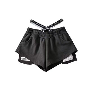 Women's High Waist Running Hot Pants