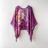 Silk Scarf Artificial Silk Sunscreen Scarf For Women Pullover Shawl