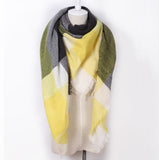 esign Women Triangles Scarf Long Scarves Shawl Autumn Winter