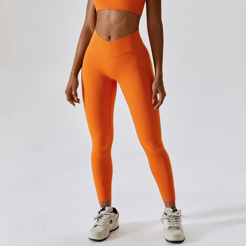 Belly Contracting Cycling Running Fitness Pants For Women