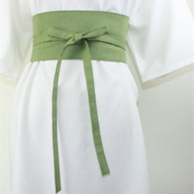 Cotton And Linen Waist Wrap Lace-up Dress Accessories