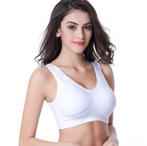 Underwear Women's Bra, Vest-Style No Rim Sports Thin Bra