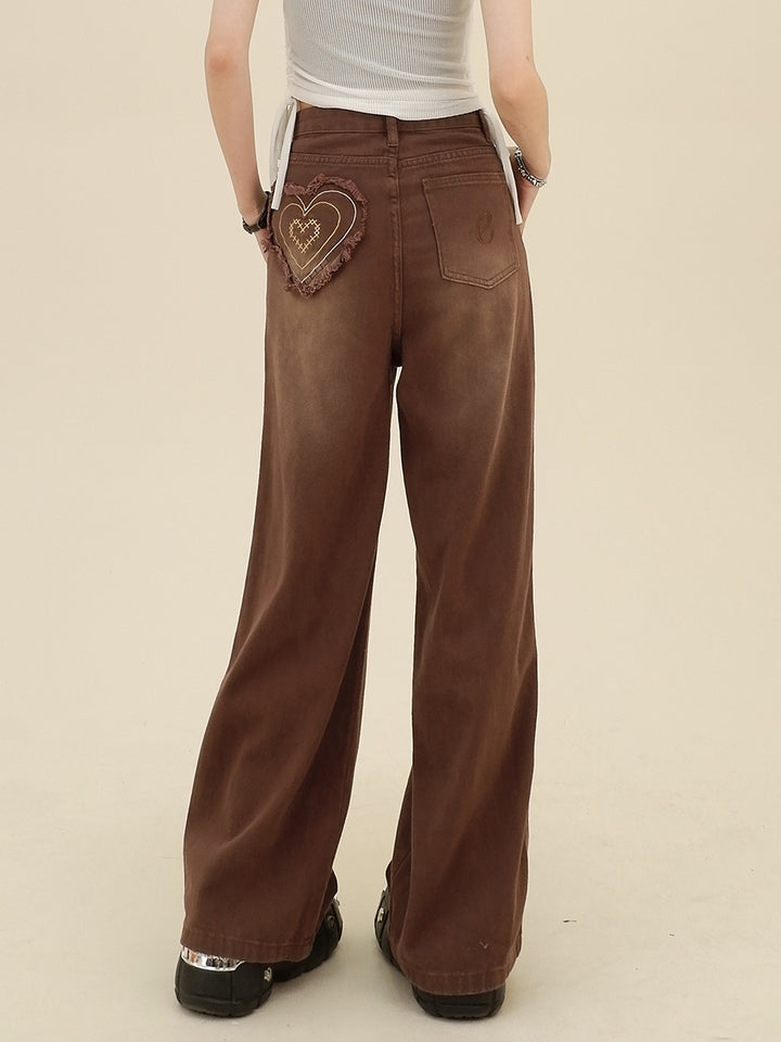 Love Jeans Loose Retro Wide Leg Pants