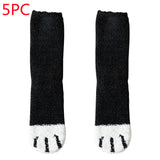 Women's Coral Fleece Cat Paw Pattern Kawaii Thick Warm Socks