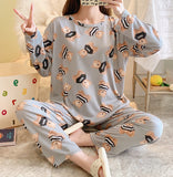 Long Sleeve Autumn Ins Two-piece Homewear Suit