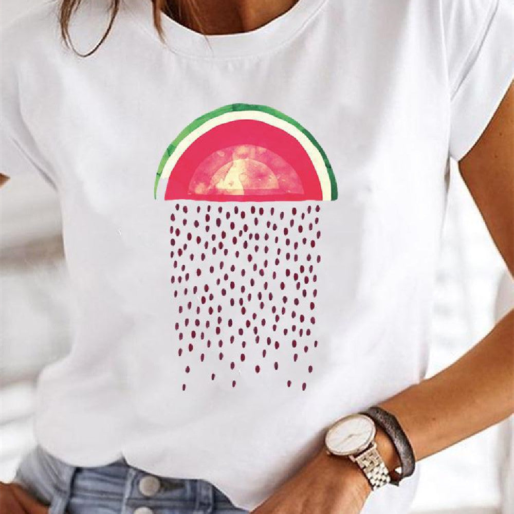 T-shirt AliExpress Amazon Independent Station Women's Short Sleeve