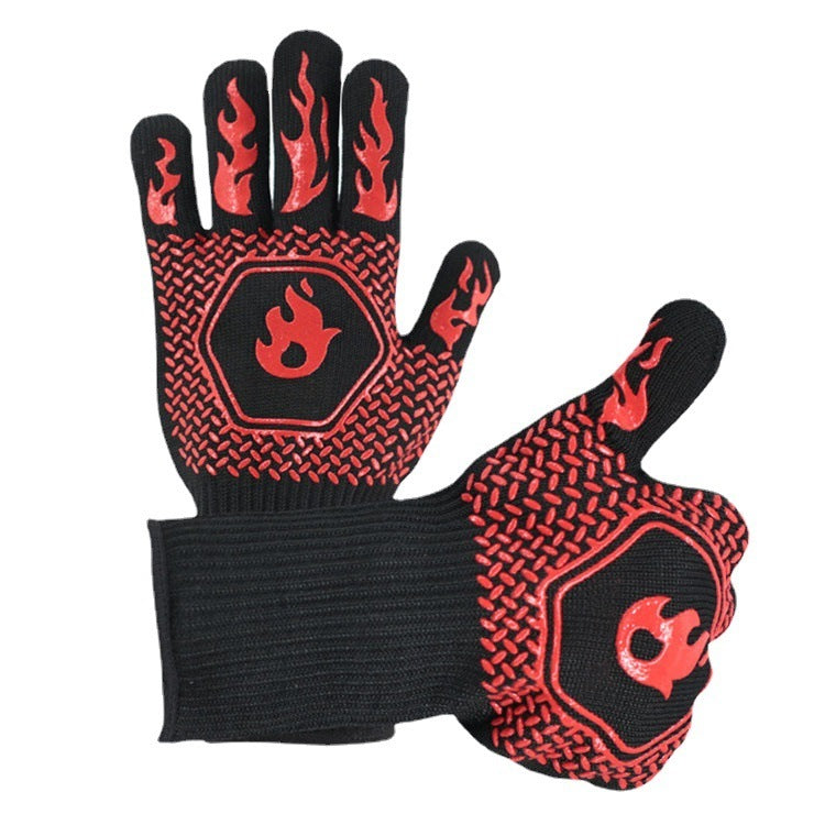 Microwave Insulation Anti-Scalding Double Layer Combustion Gloves