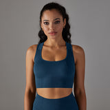 New Seamless Quick-drying Yoga Clothes Sexy Beauty Back Shockproof Push-up Sports Bra