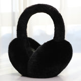 Winter Warm Rabbit Fur Earmuffs Foldable