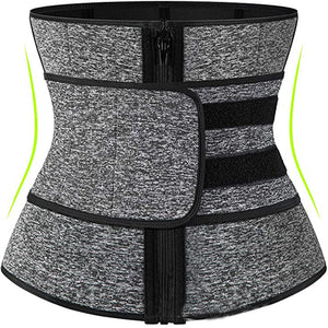 Tummy Sweat Shapewear Bodysuits Women Waist Trainer Slimming 2-3 Belts Workout Shaper Corset