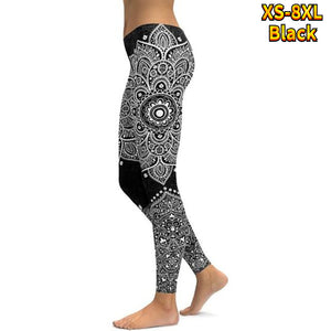 3D Printing High Waist Sexy Hip Yoga Pants