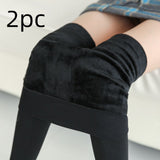 Fashionable Warm Fur Leggings Winter Body Legs Keep Warm