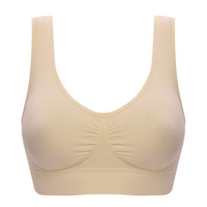 Seamless push up bra