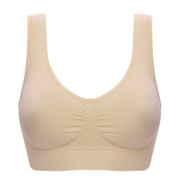 Seamless push up bra