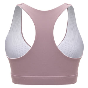 High-intensity Sports Bra Damping Cross-gathering Deep V Underwear