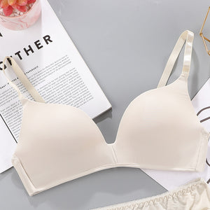 No Rims Underwear Ladies Bra Breathable Gather Bra