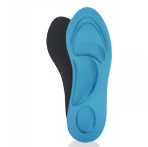 Soft Insole High Heel Shoe Pad Men Women 4D Sport Sponge Pain Relief Insert Cushion Pad Shoe Insoles 1Pair