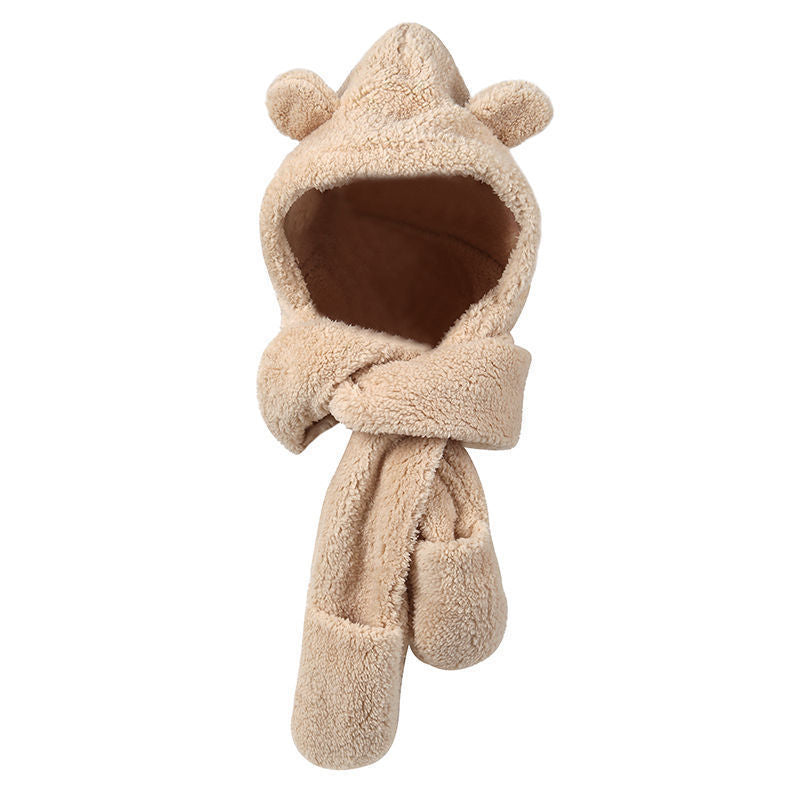 Ears Animal Hat Gloves Scarf