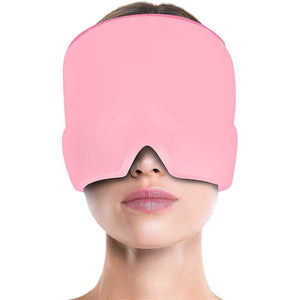 Ice Compress Headache Eye Mask Hat Relief For Migraines, Stress, And Tension Massage Tool