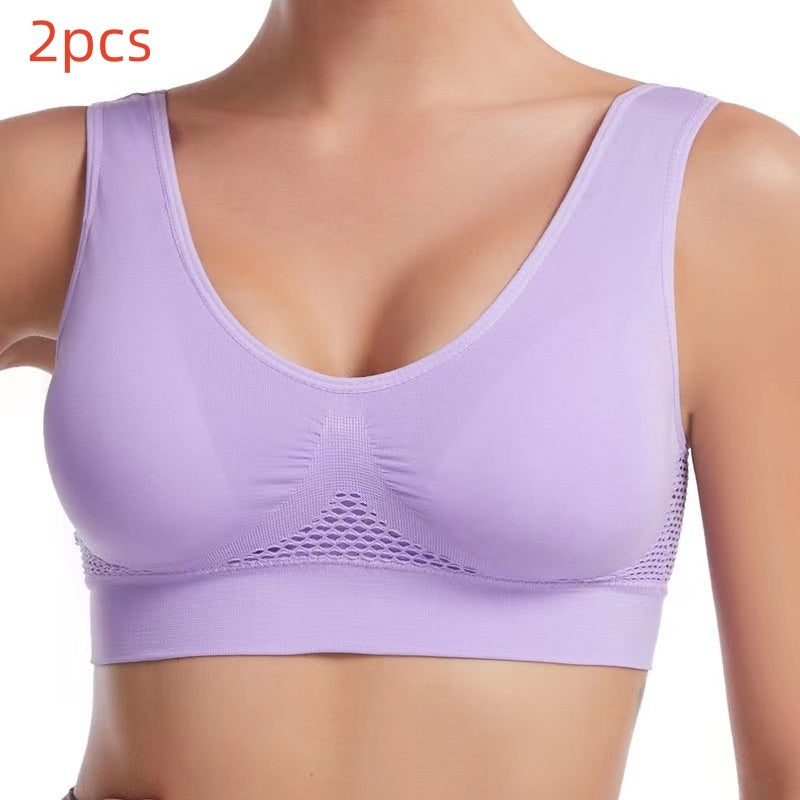 Women's Running Shockproof Push Up Sports Bra